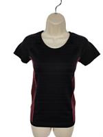 BNWT WOMEN FAT FACE ACTIV88 SIZE SMALL S BLACK SPORT WORKOUT GYM RUN T-SHIRT TOP