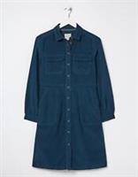 FAT FACE TABITHA CORD SHIRT DRESS IN TEAL GREEN SIZE UK 16 R *RRP £69