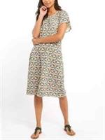 New Lucy Lounging Leopard Pockets Tunic Dress by Fat Face RRP ws £45 sz 10 14