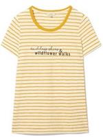 EX- Fat Face Eden Stripe Endless Skies T-Shirt Size 14 RRP £25.00 - 14 Regular