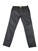 BNWT FAT FACE SIZE UK 16R BLACK JEANS JEGGING FIVE POCKET COATED TROUSER WOMENS