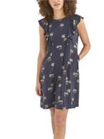Fat Face Kate Foil Palm Jersey Dress Size 8 RRP £46 - 8 Regular