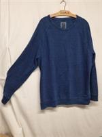 Fat Face Indigo Blue Unisex Pullover 100% Cotton Crew Neck Size L - L Regular