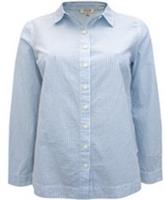 Fat Face Pure Cotton Striped Blouse Size 6 - 6 Regular