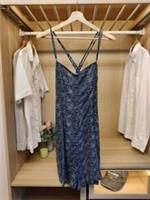 BNWT FAT FACE UK 16 NAVY PLAYSUIT SHORT ALL IN ONE STRAPPY AZTEC CASUAL RRP £42