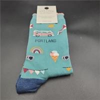 Fat Face Ladies Portland Socks UK Size 47, Soft Cotton Blend