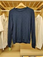 FAT FACE UK 12 NAVY JUMPER SWEATER BONNIE BOBBLE KNIT CASUAL CREW WOMENS RRP £42