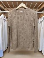 Fat Face Jumper Sweater UK 10 Womens camel brown cable knit Roxy BNWT RRP &pound;52 - 10 Regular