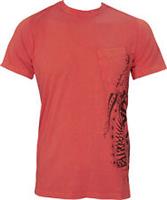 Fat Face Moko Men's Short Sleeve Tee Shirt Top - Red-Cranberry (RRP £25) *New*