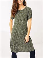 Fat Face DELILAH Dress Green BUTTERFLY Print Jersey Sizes 8 10 14 16 18 20 - 8 Regular