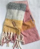 FAT FACE Ladies Boucle Check Scarf - multicoloured BNWT Rrp £32.50