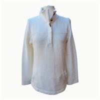 Fat Face Textured Soft Cotton Funnel Neck Sweatshirt Size XS New - XS Regular