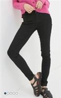 Ex-Fat Face Women's Black 5 Pocket Jeggings - UK-18 Regular