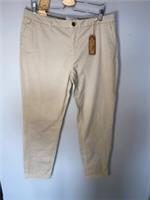 Fat Face beige St Ives chino casual trousers ladies size 16 BNWT - 16 Regular
