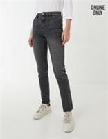 Ex-Fat Face Women's Sway Slim Leg Comfort Stretch Jeans (Grey-976369) - UK 20 Regular