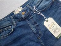 Fat Face High Waist Straight Jeans - SIZE: 12/LONG - (ST-05) - UK 12 - Long Regular