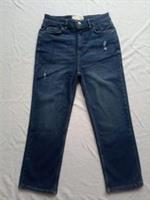 Fat Face Women's Hamble Capri Jeans - Vintage Blue (972528) - 8 Regular