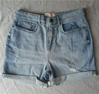 Fat Face Women's Light Blue Ripped Darley Shorts (970504)