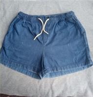 Fat Face Dark Blue Ashby Pull On Soft Denim Shorts (978372)