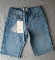 Fat Face Denim Light Blue Bermuda Shorts 952793 - Size: UK 8 - 8 Regular