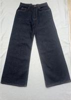 Fat Face Whitby Wide Leg Jeans - DARK BLUE  (976371) SIZE: 22 / R - 22 Regular