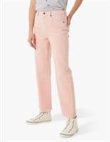 Fat Face Womens Elise Pink Wide Leg Denim Jeans Uk Size 22S New - 22s Regular