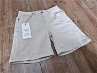 Fat Face Ladies Denim Short Uk Size 6 Beige New - size 6 Regular