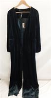 Fat Face Navy Jump Suit Velvet Size 18 Ladies