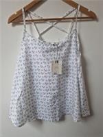 Fat Face Sleep Wear Cami Top Wheatsheaf Size 10 - 10 Regular