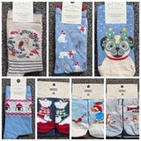 Fat face Christmas ankle socks - Various designs UK size 4-7