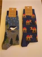 Fat Fat Novelty Christmas Socks X2 Pair 9.5-11