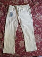 Womens Fat Face Jeans Size 14 Trousers Skinny Capri Denim Crop Holiday - 14 Regular
