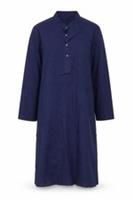 Womens FatFace Size 10 Shirt Dress Blue Knee Length Collared Long Sleeve Casual - 10 Regular