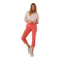 Women's fatface FARNHAM CHINO CROP Trousers Cargos Coral PinkUK 18r Eu 46 USA 14 - 18 Regular