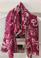 FAT FACE Burgundy Wallpaper Floral Scarf. Supersoft *NEW* RRP £25
