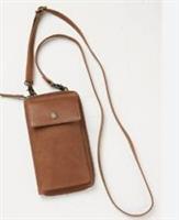 FAT FACE Louisa Brown Purse Phone Bag. Brown Leather. *NEW*