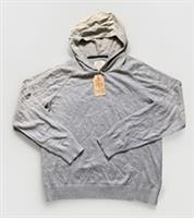 FAT FACE BRAUNTON Mens UK Medium Size Grey Cotton Wool Knit Hoodie Jumper NWT - M Regular