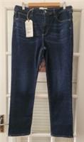 FAT FACE Sway Slim Leg Comfort Stretch Jeans.Size UK 14 Regular.Dark Blue. *NEW* - 14 Regular