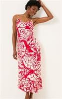 FAT FACE Mae Shell Print Midi Dress.Size UK 14. *NEW*RRP £59 **current season** - 14 Regular