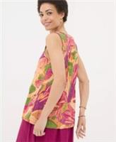 FAT FACE Flora Tropical Floral Vest Top Blouse. Size UK 14. *NEW* RRP £32 - 14 Regular
