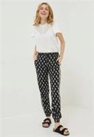 FAT FACE Black Lyme Batik Floral Trousers. Size UK 12 Regular. *New With Tags* - 12 Regular