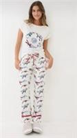 FAT FACE Shelter Eva Ivory Pyjama, Lounge Bottoms. Size UK 12. RRP £34.50. NEW - 12 Regular