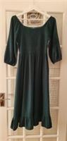 FAT FACE Adele Green Midi Dress. Size UK 14 Regular . *New With Tags* RRP £69 - 14 Regular