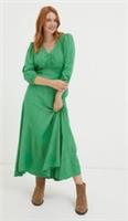 FAT FACE Nate Green Midi Dress. Size UK 12 Regular. *New Without Tags* - 12 Regular