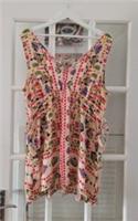 FAT FACE Charlie Trail Marks Cami, Top. Size UK 14. *NEW* RRP £39.50 - 14 Regular
