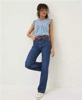 FAT FACE Elise Wide Leg Jeans. Indigo. Size UK 20 Short.RRP £59. *New With Tags* - 20 Petites