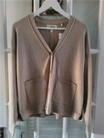 FAT FACE Grace Beige Cardigan with Cashmere. Size UK 14/16. RRP £52. *New-Tags* - 14 Regular