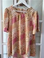 FAT FACE Lyndy Multi Air Patchwork Blouse. Size UK 12. *New Without Tags* - 12 Regular
