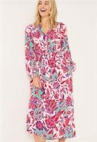 FAT FACE Scheana Ivory Festival Floral Midi Dress. Size UK 12 Regular. RRP £69 - 12 Regular
