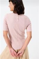 FAT FACE Callie Blush Pink Short Sleeve Top. Size UK 12. *New Without Tags* - 12 Regular
